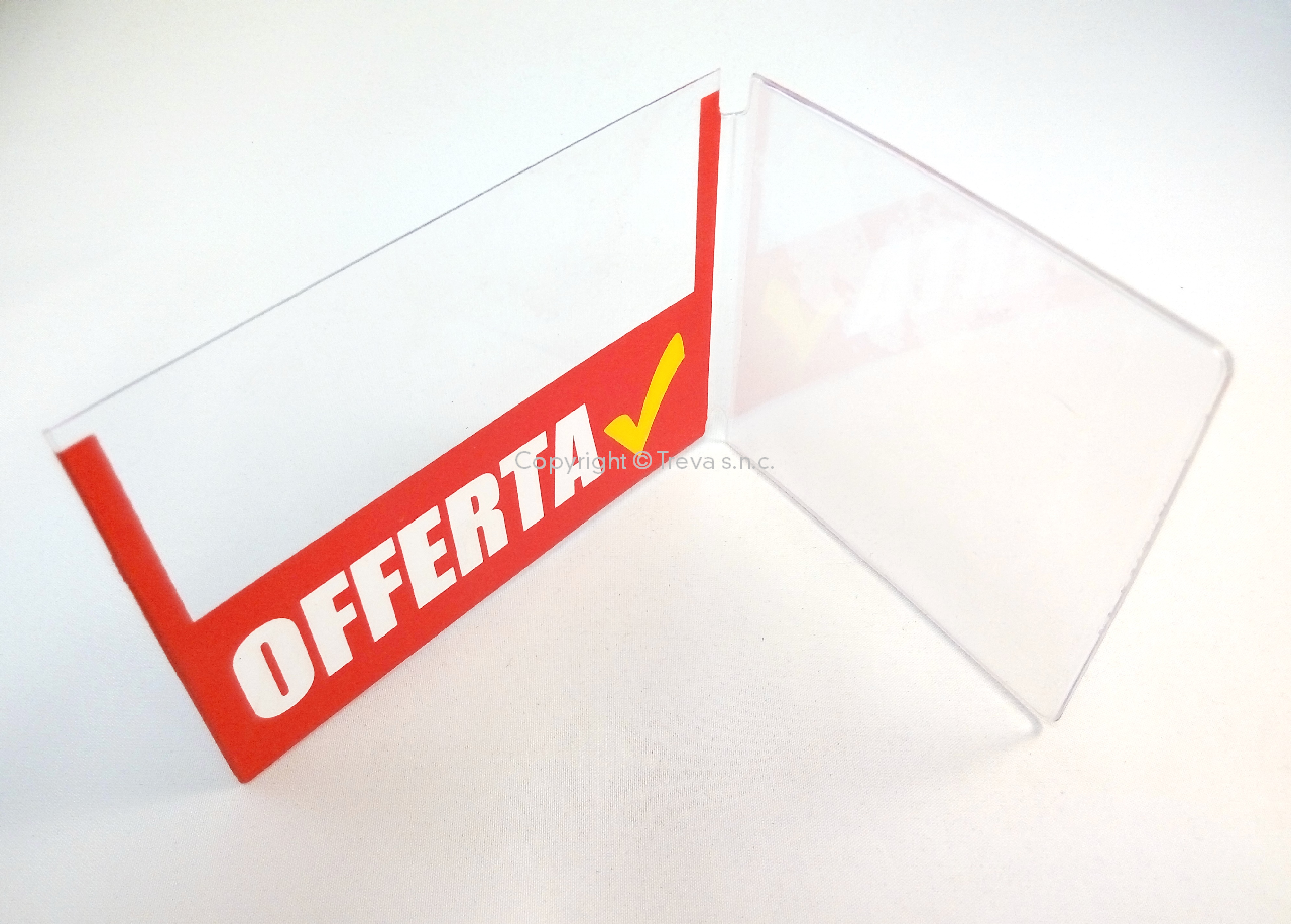 Cartellino promostop Offerta rosso